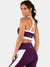 Empire Mesh Sports Bra - Purple - Catinker Activewear